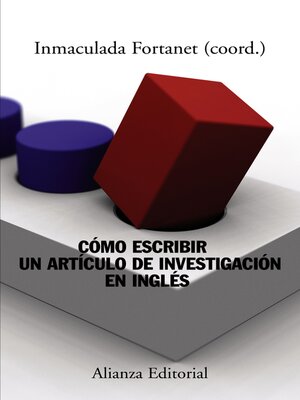 cover image of Cómo escribir un artículo de investigación en inglés